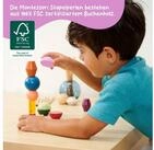 Eichhorn Motorikbrett Kleinkindwelt Motorikspielzeug Montessori Stapel-Perlen