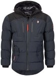 Geo Norway Winterjacke Herren Winterjacke Steppjacke mit Kapuze