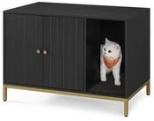FEANDREA Katzentoilette Katzenklo-Schrank, Katzenhaus, Beistelltisch, 80 x 50 x...