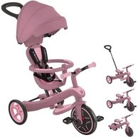 Globber Dreirad-Kinderwagen EXPLORER TRIKE 4in1 ECO Kinderwagen Dreirad...