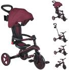 Globber Dreirad 732-202-2 GLOBBER EXPLORER TRIKE FOLDABLE 4in1 dunkelrot