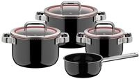 WMF Topf-Set Fusiontec Function Pro, Edelstahl, Glas (Set, 7-tlg), integrierte