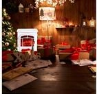HOMCOM Elektrokamin elektrischer Kamin mit LED Flammeneffekt, 950/1850W...
