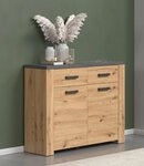 trendteam Sideboard Kommode Follow, Artisan Eiche / Matera grau
