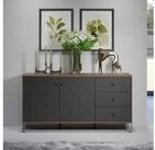 trendteam Sideboard, Kommode Schrank Mehrzweckschrank Wohnzimmerschrank Braun
