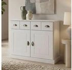 IDIMEX Kommode PARIS, Sideboard mit Schubladen & Muschelgriffen Kiefer...