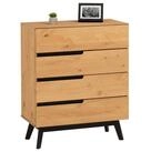 IDIMEX Kommode TIBOR, Kommode Anrichte Schubladenkommode Sideboard mit 4...