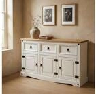 CARO-M&ouml;bel Sideboard CAMPO, Sideboard Kommode Highboard M&ouml;bel Kiefer massiv...