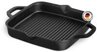 BURNHARD&reg; Grillpfanne Gusseisen Grillpfanne 30 cm, Gusseisen