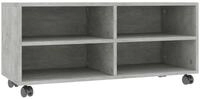vidaXL TV-Schrank NA TV-Schrank mit Rollen Betongrau 90x35x35 cm Spanplatte...