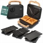 Lebenlang 3-in-1-Sandwichmaker Waffeleisen - Sandwichmaker - Kontaktgrill - F&uuml;r