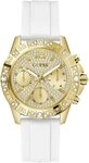 Guess Multifunktionsuhr MAJESTY GW0772L3, Quarzuhr, Armbanduhr, Damenuhr, Datum,