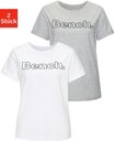 Bench. Loungewear T-Shirt (Packung, 2-tlg) im doppelpack mit Logodruck,...