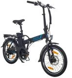 smartEC E-Bike Klapprad E-Klapprad Camp-20H E-Bike 20 Zoll Schwarz, 7 Gang Shimano