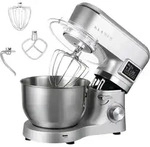 KLAMER K&uuml;chenmaschine 1400W, Knetmaschine mit 5,5 Liter Edelstahl Sch&uuml;ssel, 6
