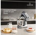 Klarstein K&uuml;chenmaschine mit Kochfunktion, 1500 W, 5 l Sch&uuml;ssel, Kompakt...