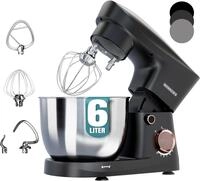 Heinrich ́s K&uuml;chenmaschine, 1500 W, 6 l Sch&uuml;ssel, 1500W, 6L Edelstahl, 10