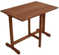 DEGAMO Gartentisch PORTO (1-St), 90x60cm, klappbare Platte, Eukalyptus Holz