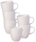 like. by Villeroy & Boch Becher Crafted Kaffeebecher 358 ml 6er Set, 6-tlg.,