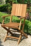 Siena Garden Sessel Falun, Akazienholz, klappbar