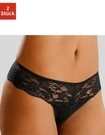 Nuance String (Packung, 2 St&uuml;ck) Dessous mit breitem Spitzenband