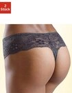 Nuance String (Packung, 2 St&uuml;ck) Dessous mit breitem Spitzenband