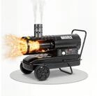 Hecht Heizger&auml;t Heizkanone Diesel 3040 mit Fahrgestell 18 kW, 18000 W, 450 m&sup3;/h,