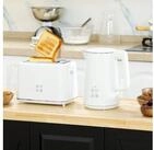 HOMCOM Toaster Wasserkocher Set 1,5L Wasserkocher, 2 Schlitze, f&uuml;r 2 Scheiben,...