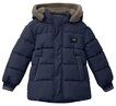s.Oliver Winterjacke Outdoor-Jacke Stepp-Jacke mit Fleece-Futter und Kapuze