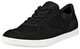 Ecco Leisure Oxford (Premium-Leder) schwarz Damen Sneaker
