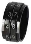 KnitPro Rundstricknadeln Reihenz&auml;hler Ring Black Size Size 8 (Innendurchmesser 18,2