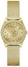 Guess Quarzuhr BOA GW0748L2, Armbanduhr, Damenuhr, Kristallsteine, Mineralglas,