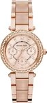 MICHAEL KORS Mechanische Uhr MINI PARKER Damenarmbanduhr, Mit Zirkonen