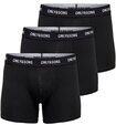 ONLY & SONS Trunk ONSFITZ SOLID BLACK TRUNK 3PACK3854 NOOS (Packung, 3-St)