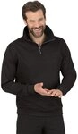 Trigema Sweatshirt TRIGEMA Sweatshirt mit Rei&szlig;verschluss