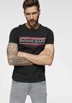T-Shirt BRUNO BANANI, Herren, Gr. S (44/46), schwarz, Obermaterial: 100% Baumwolle,