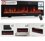 KAMINIO Elektrokamin MARLON, 3in1 Kamin: Elektrischer Stand-, Wand- und...