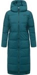Ragwear Wintermantel Patrise Extralanger Damen Winter Steppmantel mit Gehschlitzen