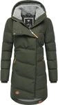Wintermantel RAGWEAR "Wintermantel Pavla", Damen, Gr. 4XL, gr&uuml;n (schwarz olive22),