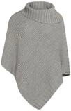 Knit Factory Poncho Nicky Gestrickter Poncho Iced Clay (1-St) Strick Poncho f&uuml;r