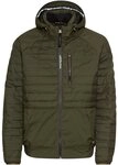 camel active Funktionsjacke mit abnehmbarer Kapuze Langarm Kordelzug