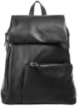 Cluty Cityrucksack, echt Leder, Made in Italy