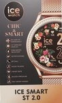 ice-watch Smartwatch, Armbanduhr, Damenuhr, Edelstahlarmband, Bluetooth, digital