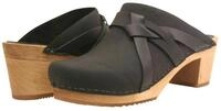 Sanita Sanita Wood Manuella Square Clog