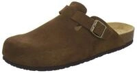 AFS-Schuhe 390079 Clogs Pantolette f&uuml;r Herren aus Leder mit Fu&szlig;bett, Hausschuhe