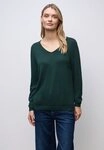 STREET ONE V-Ausschnitt-Pullover Feinstrick