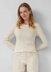s.Oliver Langarmshirt T-Shirt Longsleeve im Slim Fit