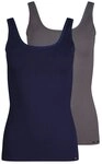 Skiny Unterhemd Cotton Advantage (2er Pack) bequem, weich, basic, eng, Baumwollmix