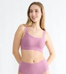 sloggi Bustier ZERO Feel 2.0 mit herausnehmbaren Pads, leichter Halt, Mikrofaser