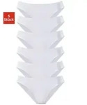 vivance active Jazz-Pants Slips (6er-Pack) aus weicher Microfaser wei&szlig; 48/50